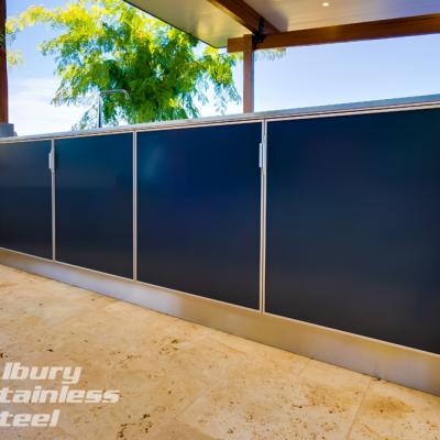 Alfresco Kitchen with a view from Albury Stainless Steel